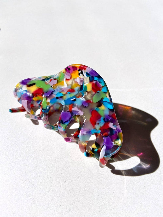 Rainbow Claw Clip