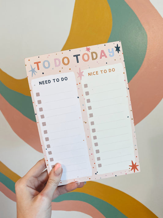 To Do Today A5 Notepad